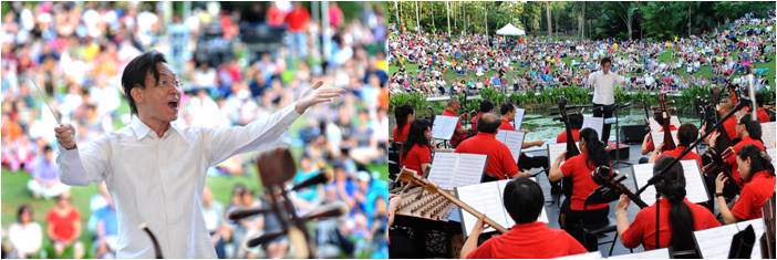 2014-07-29 SCO brings you on a musical tour to China at the Music Oasis concert at the Botanic Gardens